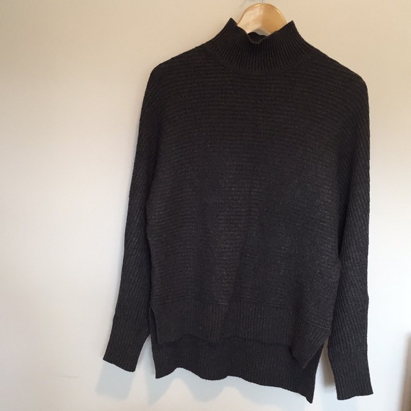 Loft Ribbed Mock Neck Sweater - Picture 5 of 11